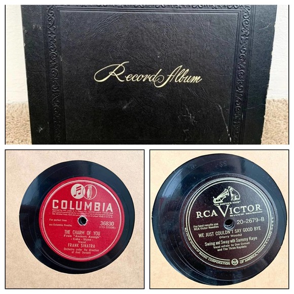 Record Album with 9 Records - Picture 1 of 4